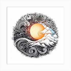 Sun In The Sky Art Print