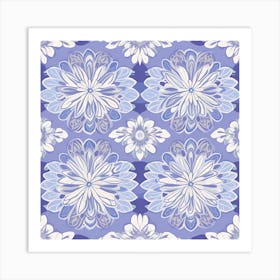 Floral Pattern 9 Art Print