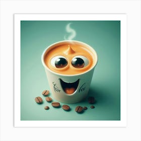 A cup of coffee 8 Art Print