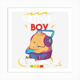 Chick Birthday Boy Time To Level Up Video Game Birthday Boys Affiche