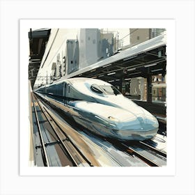 Bullet Train 2 Art Print