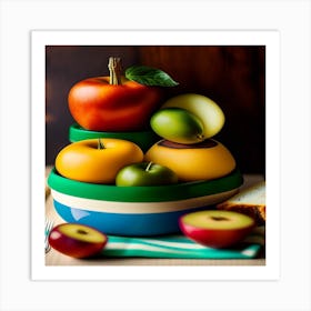 Fruit Bowls 1 Art Print