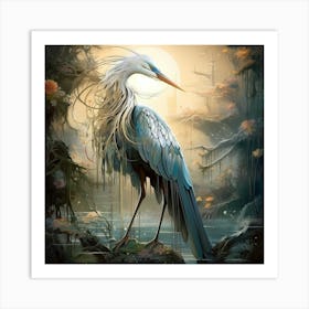 Heron Art Print