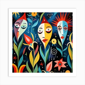 'Flora And Fauna' 1 Art Print