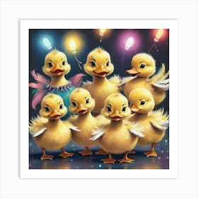 Ducks 25 Art Print