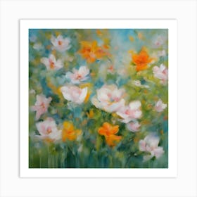 Flowers In Bloom Art Print