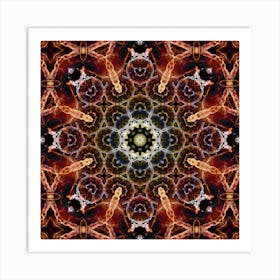 Mandala Yellow Sun 1 Art Print