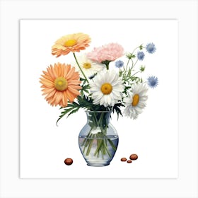 Flowers In A Vase 1 Art Print