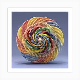 Spiral Ring Art Print