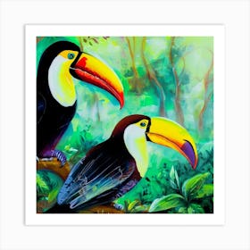 Acrylic Avian Artistry Art Print