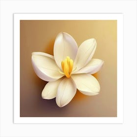 White Flower 1 Art Print