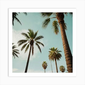 Default Palm Trees In Art Print 3 Art Print