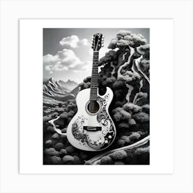 Yin and Yang in Guitar Harmony 29 Art Print