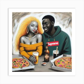 Supreme Couple 25 Art Print