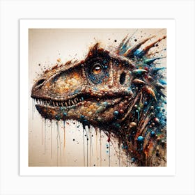 Powerful Dinosaur Art Print