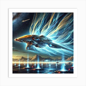 A Vivid Depiction Of The Dimensional Veil Ability Art Print