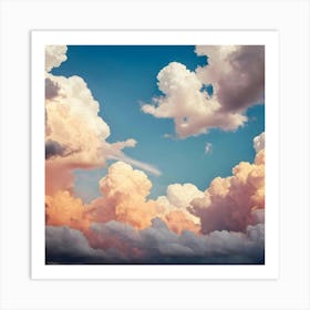 Cloudy Sky 6 Art Print