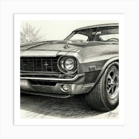 Chevrolet Camaro Art Print