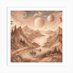 'Nebula' 1 Art Print