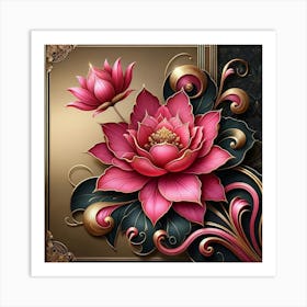 Lotus Flower 34 Art Print