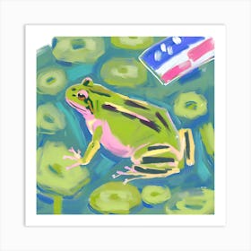 American Bullfrog 06 Art Print