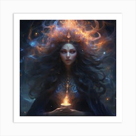 An Enigmatic Witch Art Print