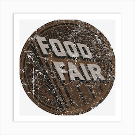 Food Fair Art Print