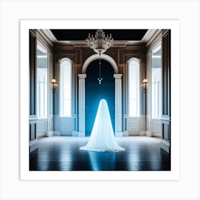 Ghost In The Hall 1 Art Print