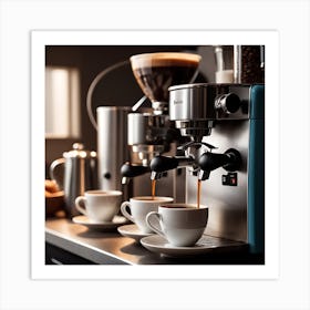 Coffee Machine Art Print