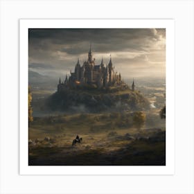 675026 Elden Ring Landscape, Castle, Epic, 8k, Realistic, Xl 1024 V1 0 2 Art Print