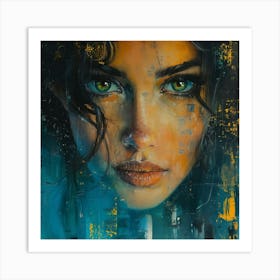 Portrait Of A Woman 6 Art Print