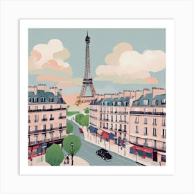 Paris Eiffel Tower Art Print