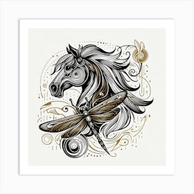 Spirit Horse 2 Art Print