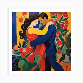 Couple Dancing Art Print