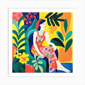 Spanish Woman, The Matisse Inspired Art Collection Art Print