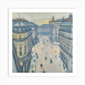 Paris Street Scene 3 Art Print