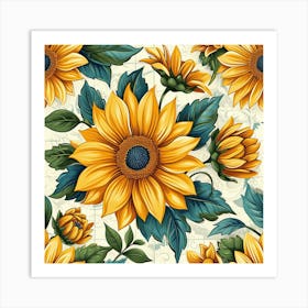 Sunflower 1 Art Print