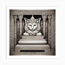 Egyptian Cat Art Print