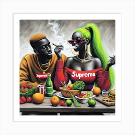 Supreme Couple 15 Art Print