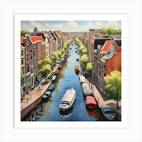 Amsterdam Canal 14 Art Print