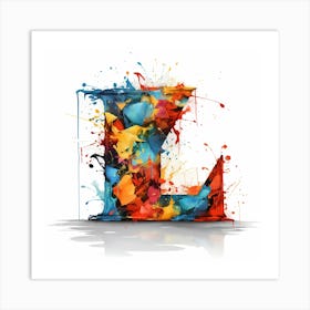 Letter L Art Print