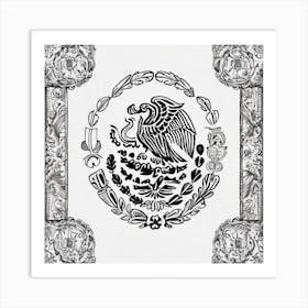 Mexico Coat Of Arms Art Print