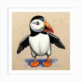 Puffin 19 Art Print