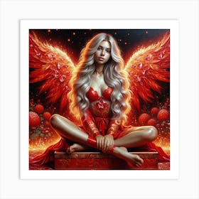 Angel Wings 30 Art Print