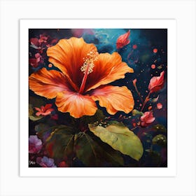 Hibiscus 6 Art Print