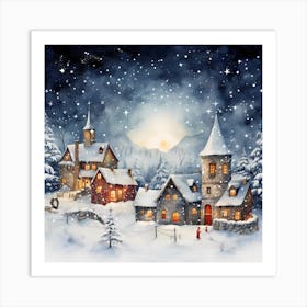 Threaded Holiday Canvas Serenade 1 Art Print