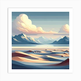 Abstract Landscape Painting 9 Art Print