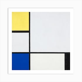 Composition With Yellow, Blue, Black And Light Blue (1929), Piet Mondrian Art Print