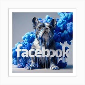 Facebook Logo Art Print