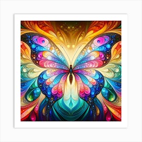 Butterfly Painting Art Print